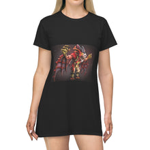 Load image into Gallery viewer, Rock Creature All Over Print T-Shirt Dress
