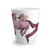 Load image into Gallery viewer, Baby Cupid and Horse Latte Mug
