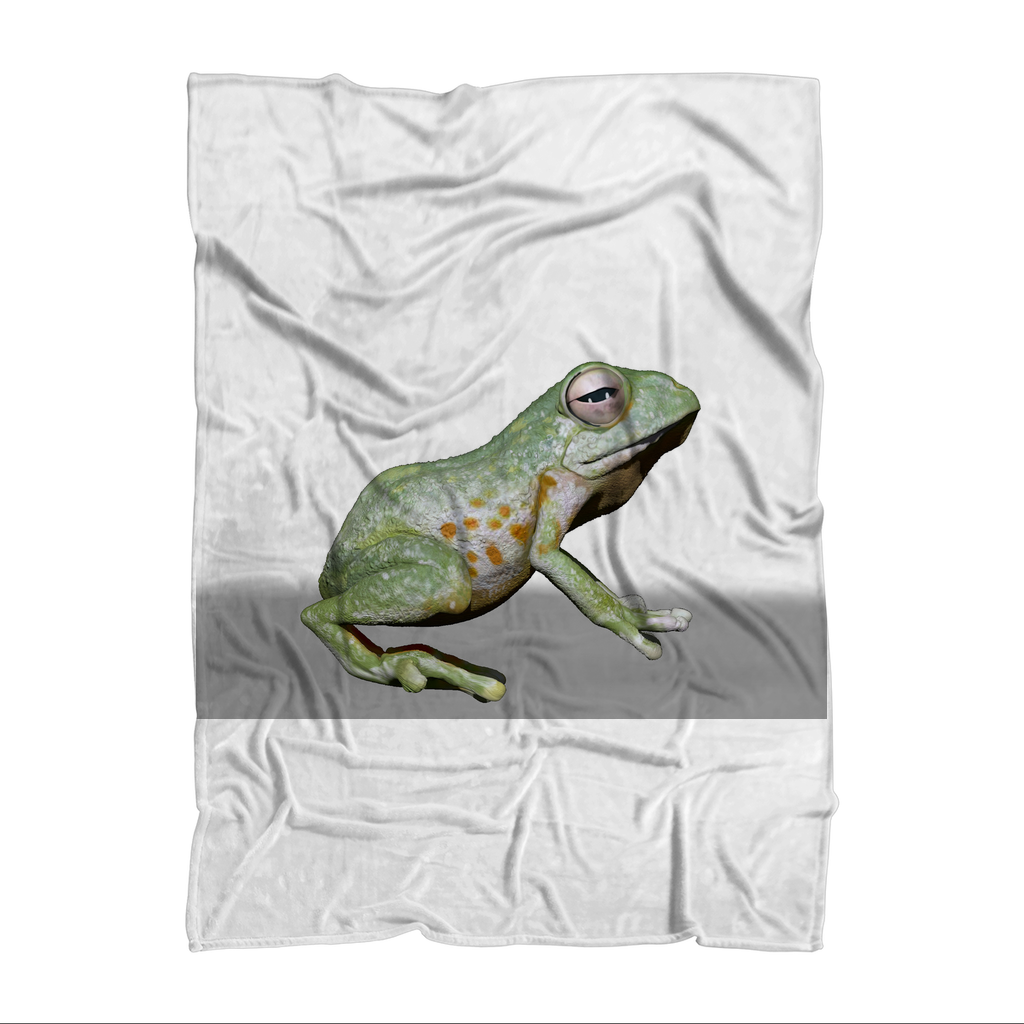 Frog Sublimation Throw Blanket