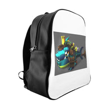 Load image into Gallery viewer, Nibblers the Misfit Shark School Backpack
