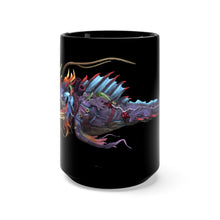 Load image into Gallery viewer, Ryuuk the Fish Dragon God Black Mug 15oz
