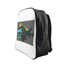 Load image into Gallery viewer, Nibblers the Misfit Shark School Backpack
