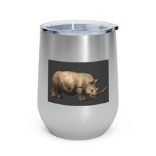 Load image into Gallery viewer, Rhino 12oz Insulated Wine Tumbler
