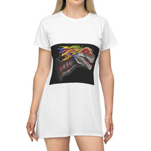 Load image into Gallery viewer, Raptor All Over Print T-Shirt Dress
