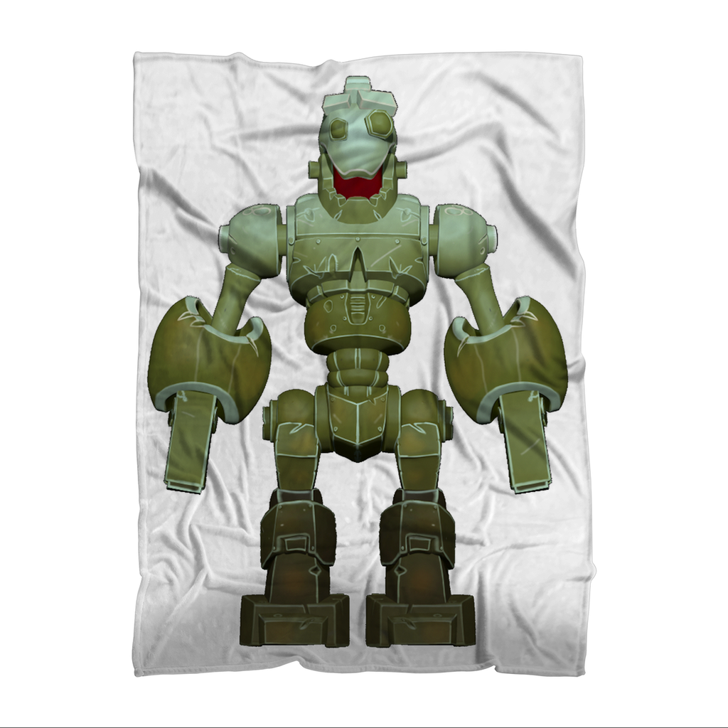 CG Robot Character Sublimation Throw Blanket