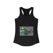 Load image into Gallery viewer, Nibbler&#39;s the Misfit Shark Women&#39;s Ideal Racerback Tank
