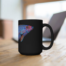 Load image into Gallery viewer, Fish Black Mug 15oz
