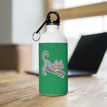 Load image into Gallery viewer, Cat Drawing Stainless Steel Water Bottle
