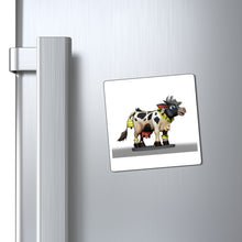 Load image into Gallery viewer, Black and White Cow Skin Magnets
