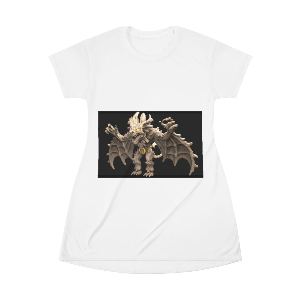 Rock Creature All Over Print T-Shirt Dress