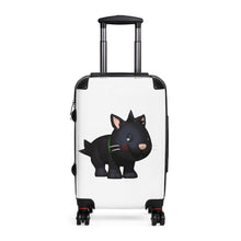 Load image into Gallery viewer, Black Kitty Cabin Suitcase
