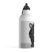 Load image into Gallery viewer, Black Kitty Stainless Steel Water Bottle
