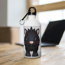 Load image into Gallery viewer, Black Kitty Stainless Steel Water Bottle
