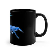 Load image into Gallery viewer, Blue Crawfish Black mug 11oz
