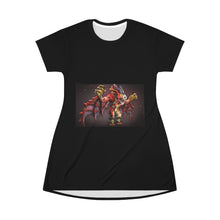 Load image into Gallery viewer, Rock Creature All Over Print T-Shirt Dress
