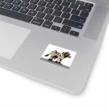 Load image into Gallery viewer, Black and White Cow Skin Kiss-Cut Stickers
