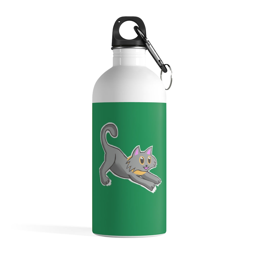 Cat Drawing Stainless Steel Water Bottle