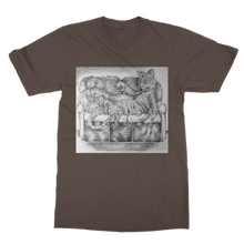 Load image into Gallery viewer, Tiger on a Couch Classic Adult T-Shirt
