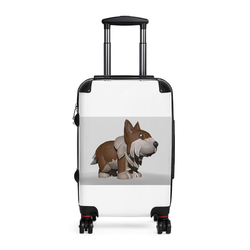 Brown Dog Cabin Suitcase