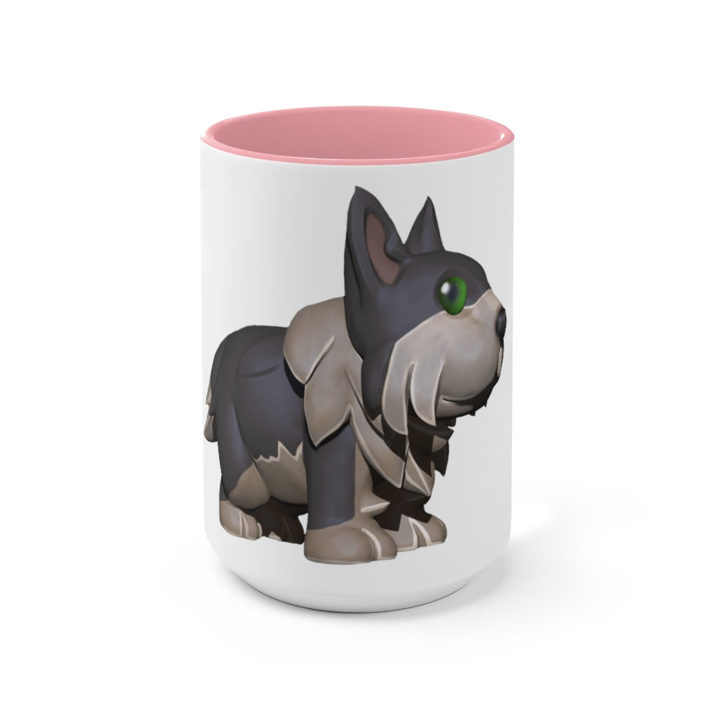Grey Dog Accent Mug