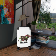 Load image into Gallery viewer, Dark Brown Cow Cabin Suitcase
