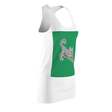 Load image into Gallery viewer, Grey Kitty Women&#39;s Cut &amp; Sew Racerback Dress
