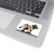 Load image into Gallery viewer, Black and White Cow Skin Kiss-Cut Stickers
