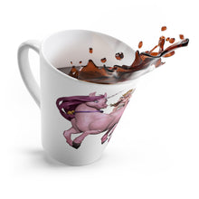 Load image into Gallery viewer, Baby Cupid and Horse Latte Mug
