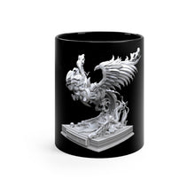Load image into Gallery viewer, Merciless the Flaming SkyBird Black mug 11oz
