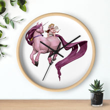 Load image into Gallery viewer, Cupid Unicorn Horse Wall clock
