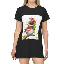 Load image into Gallery viewer, Pete the Sweet Little Bird All Over Print T-Shirt Dress
